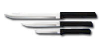 Slicer, Utility Steak, Paring Set Black handle