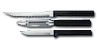 Peel, Pare, Slice Set Black Handle