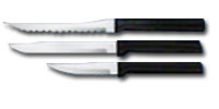 Paring, Utility Steak, Tomato Slicer Black Handle HD