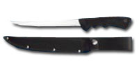 Filet Knife w/Scabbard black handle